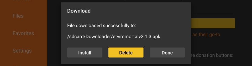 delete apk
