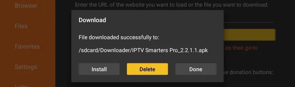 iptv smarters para Firestick