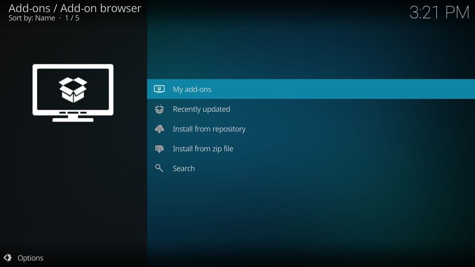 use pvr iptv simple client on kodi