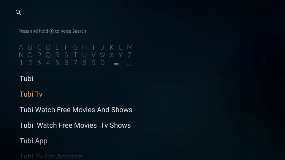 tubi tv for Firestick