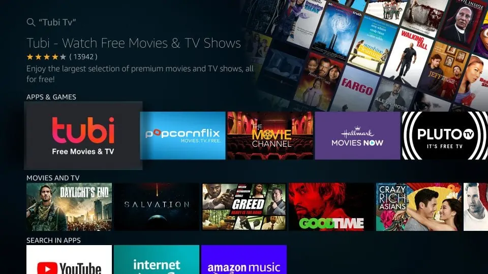 download tubi tv on Firestick