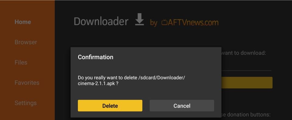 downloader app on android tv box
