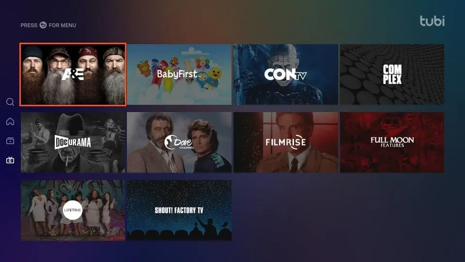 download tubi tv on Firestick