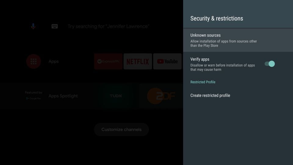install downloader on android tv