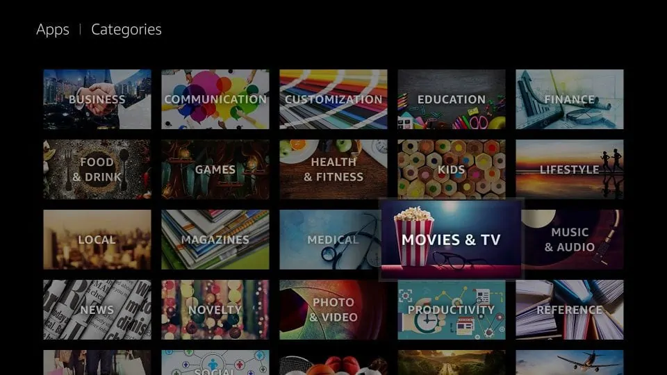 fire tv channels for movies and tv