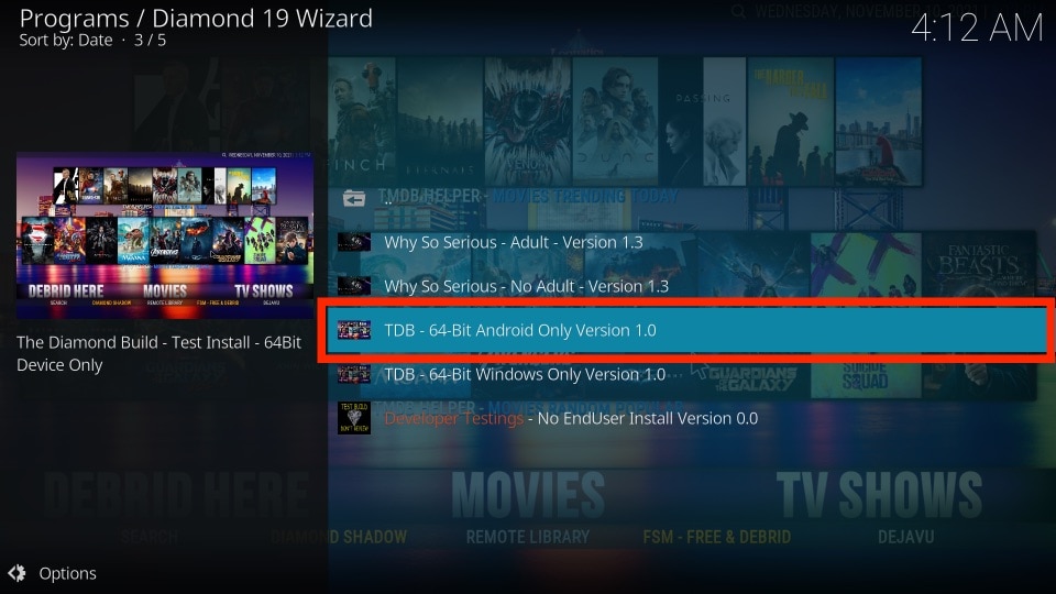 install diamond dust on firestick