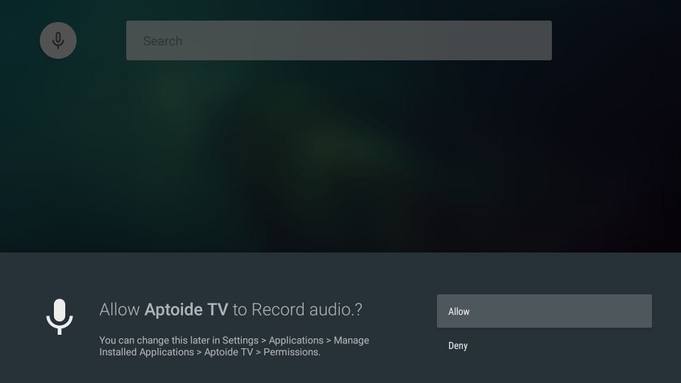 aptoide settings