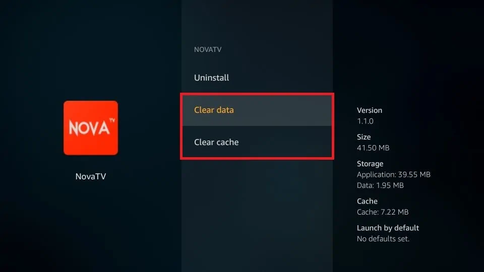 clear cache to stop buffering on firestick