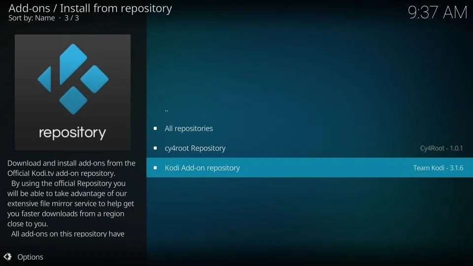 kodi addon repository 