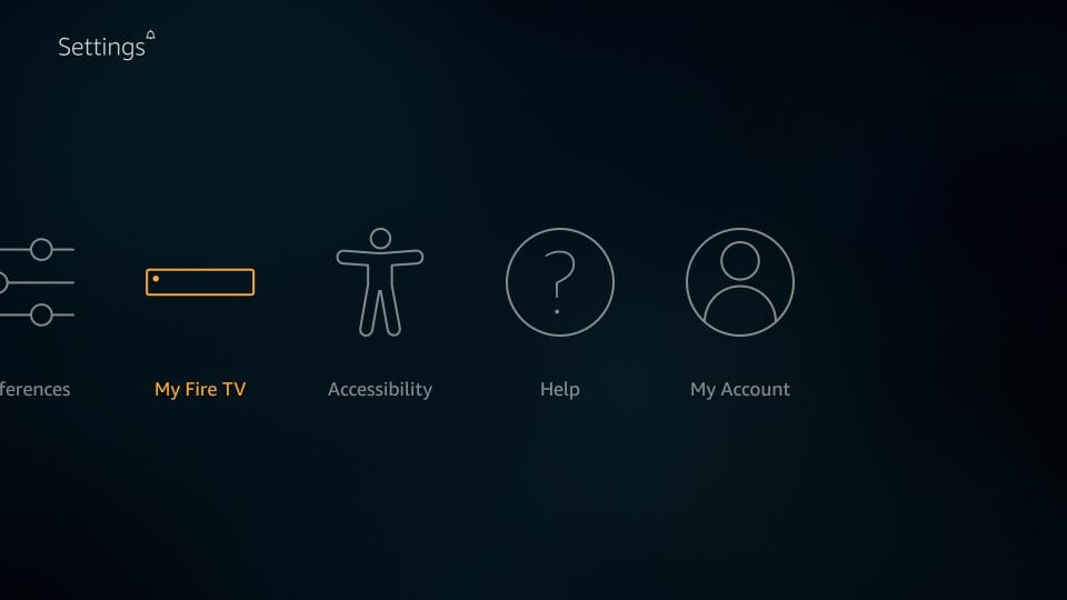 my fire tv settings