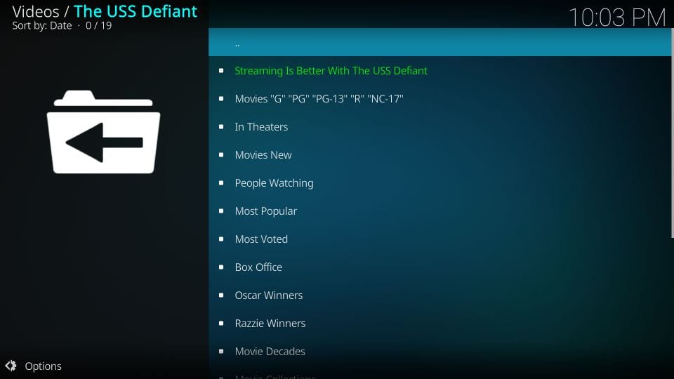 how to get the USS defiant addon and start using it on firestick and kodi