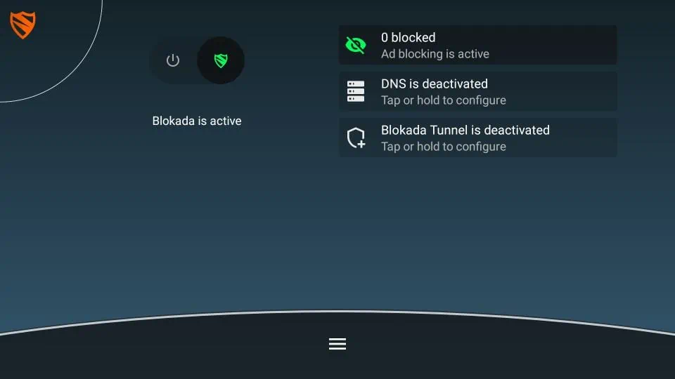 turn on Blokada on firestick to block ads