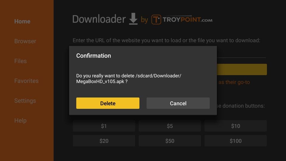 steps to install megbox hd apk