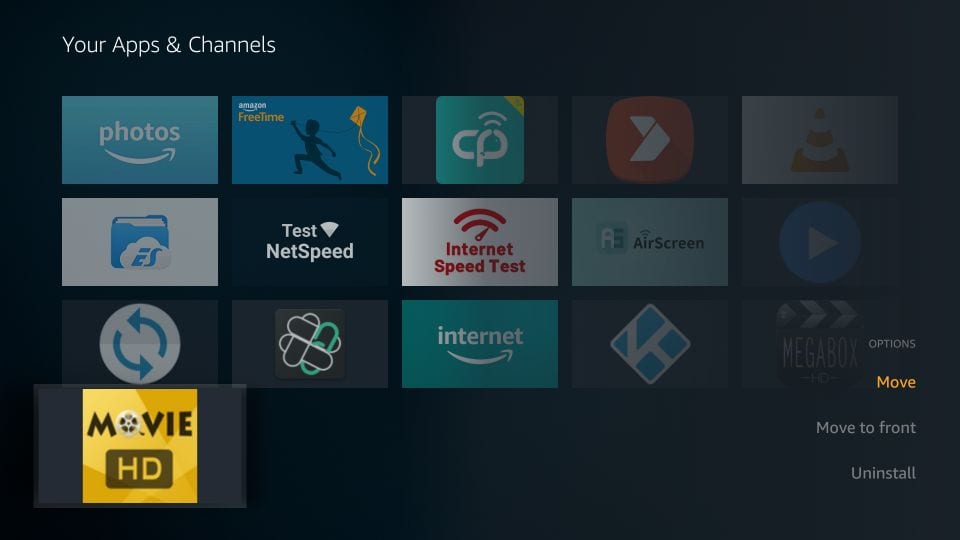 how to use movie hd on amazon Firestick