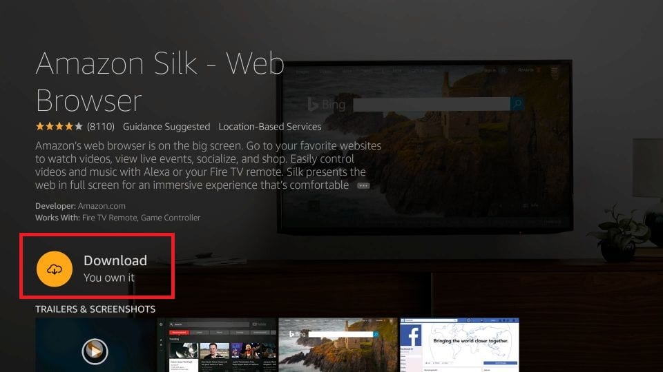 amazon silk web browser