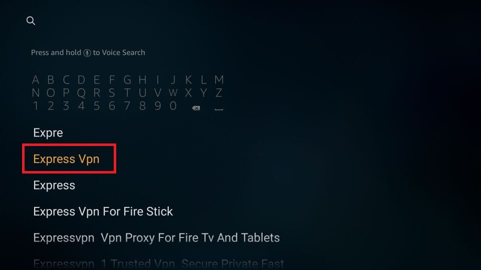 search expressvpn
