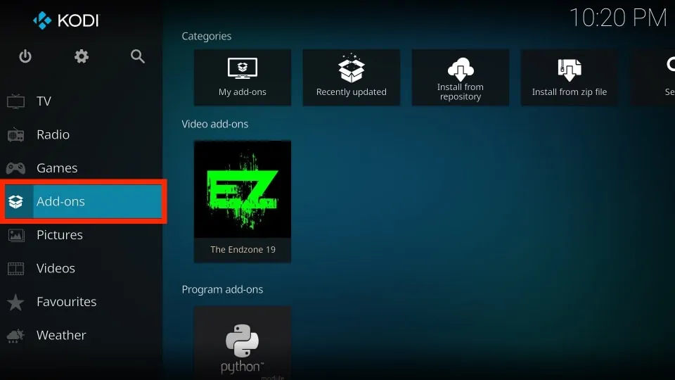 kodi addons