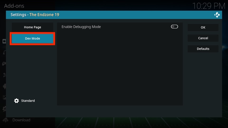 how to install endzone kodi addon
