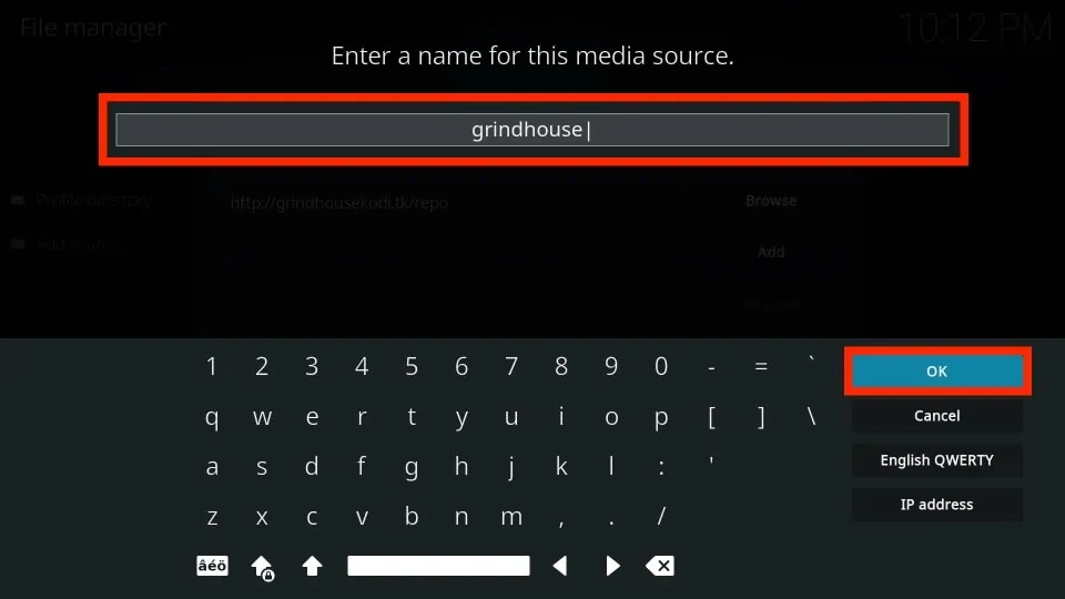 enter media source name