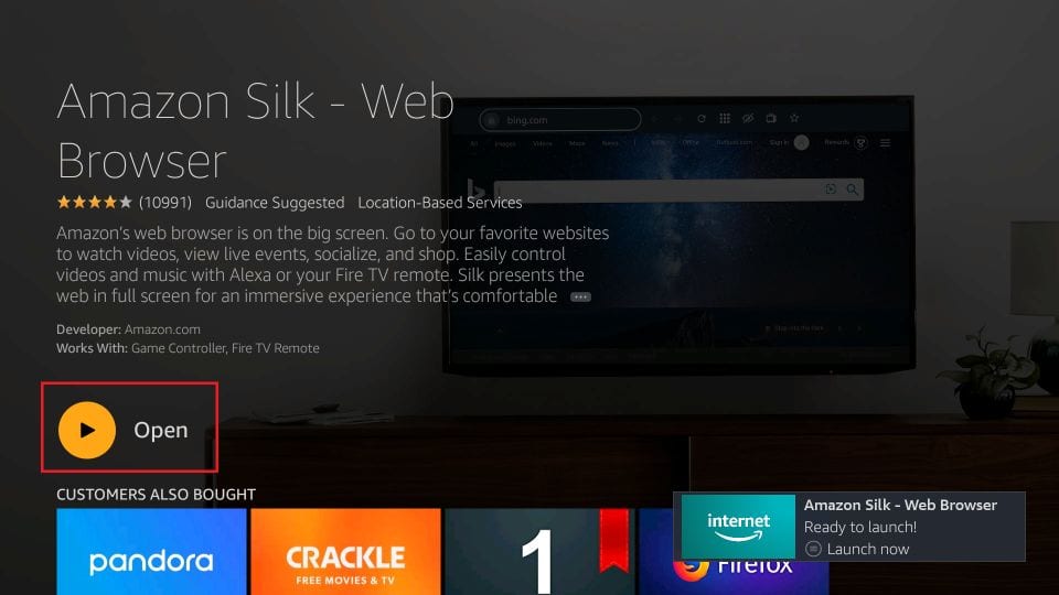 How to get a firestick browser