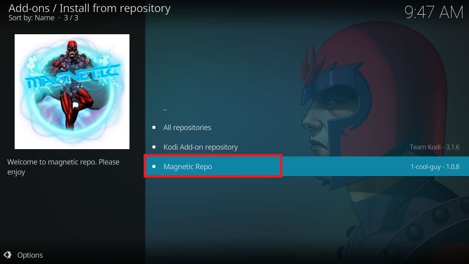 open magnetic repo