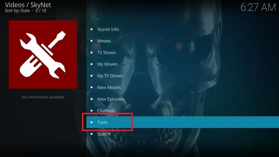 Use Skynet kodi addon