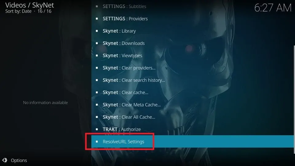 resolve url settings