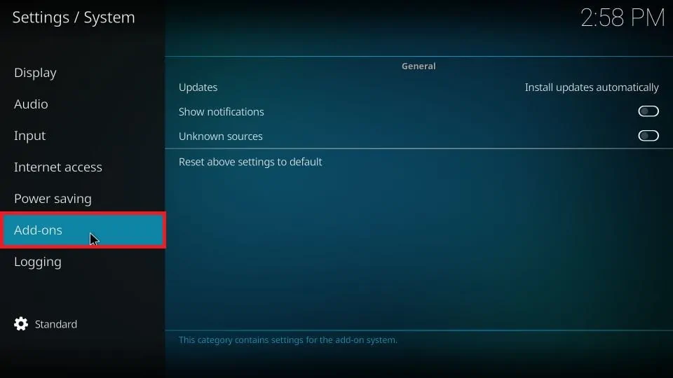 Install Skynet kodi addon