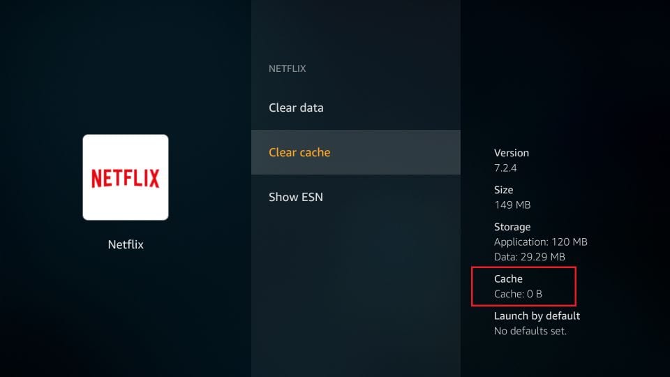 How to clear cache on firestick