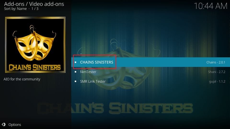 click chains sinisters