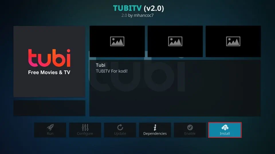 how to install tubi tv on kodi