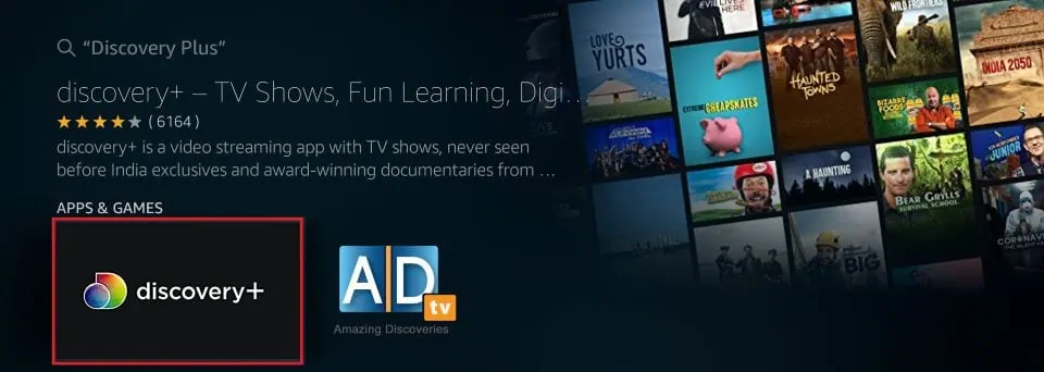 discovery plus app for amazon fire stick