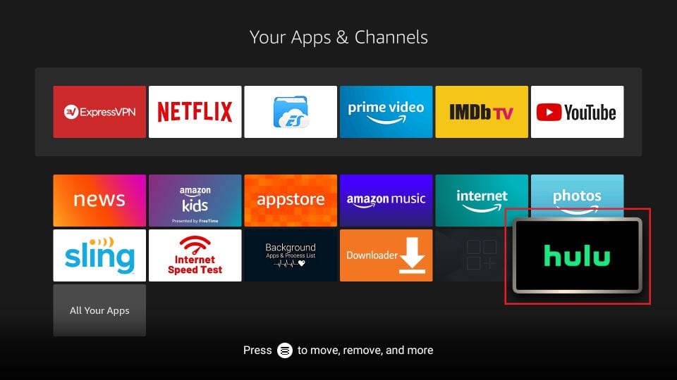 Use hulu on fire stick