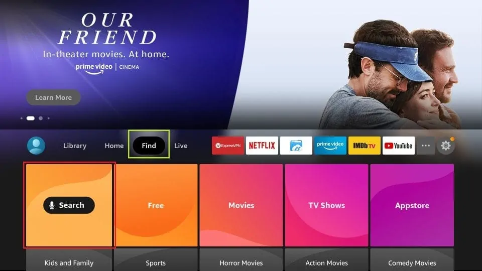 find on firestick