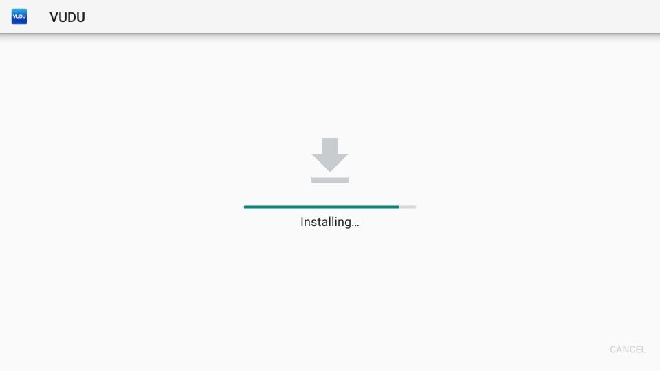installing vudu apk