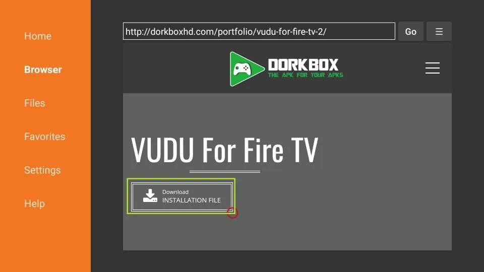 vudu apk download url