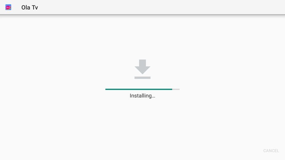 περιμένετε για την εγκατάσταση