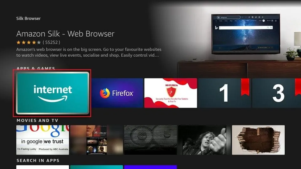 click browser logo