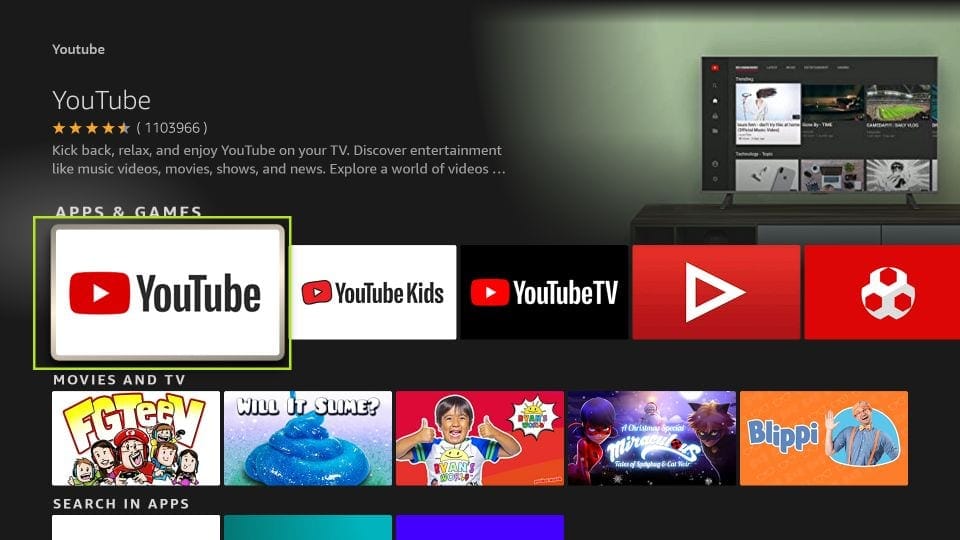 youtube firestick