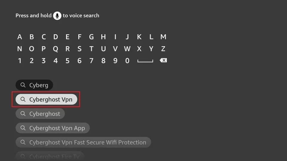 cyberghost vpn app