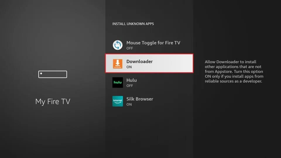 apps from unknown sources on fire stick