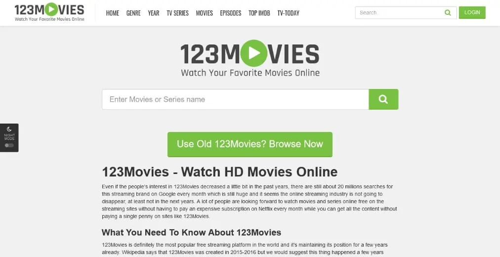 free movie streaming sites
