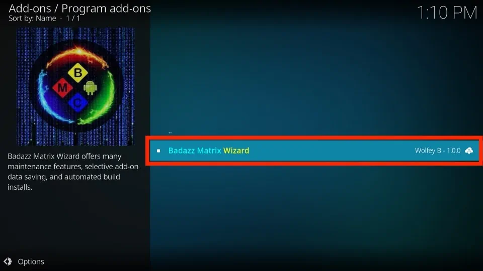 bmc builds on kodi