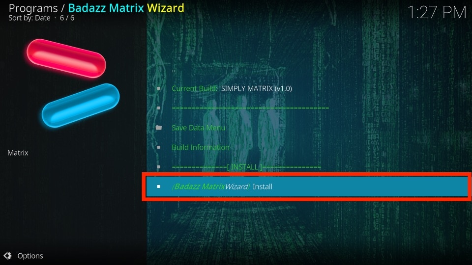 badazz matrix wizard