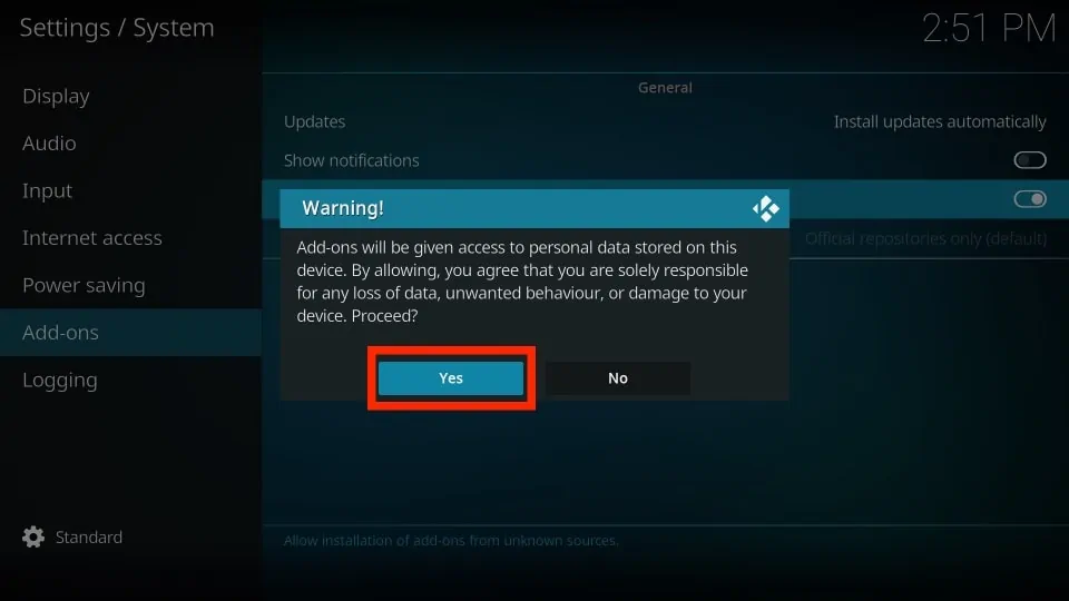 install bmc build on kodi