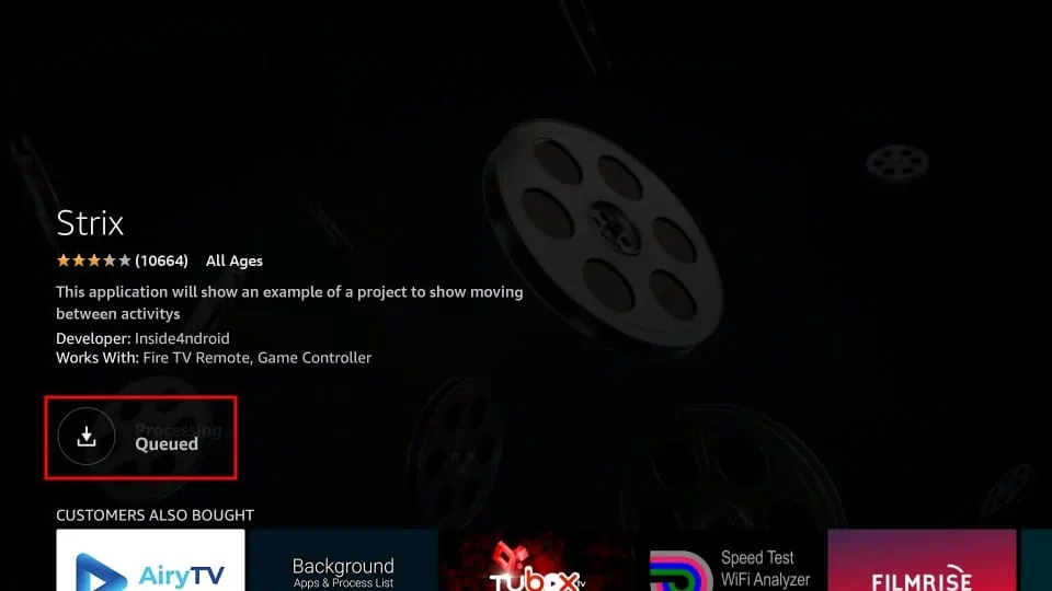 How to install strix on firestick