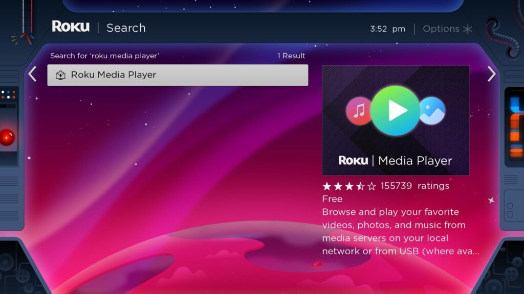 open roku media player