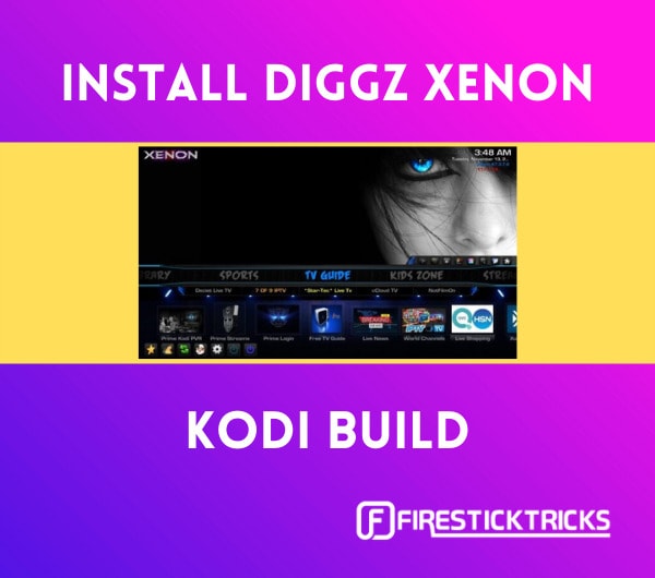 install Diggz Xenon kodi build