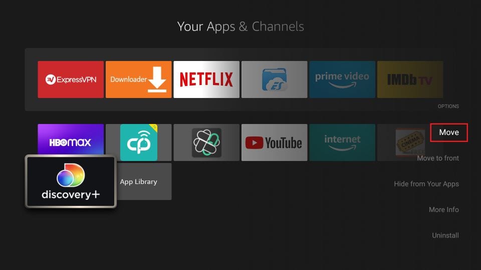 how to use discovery plus firestick app