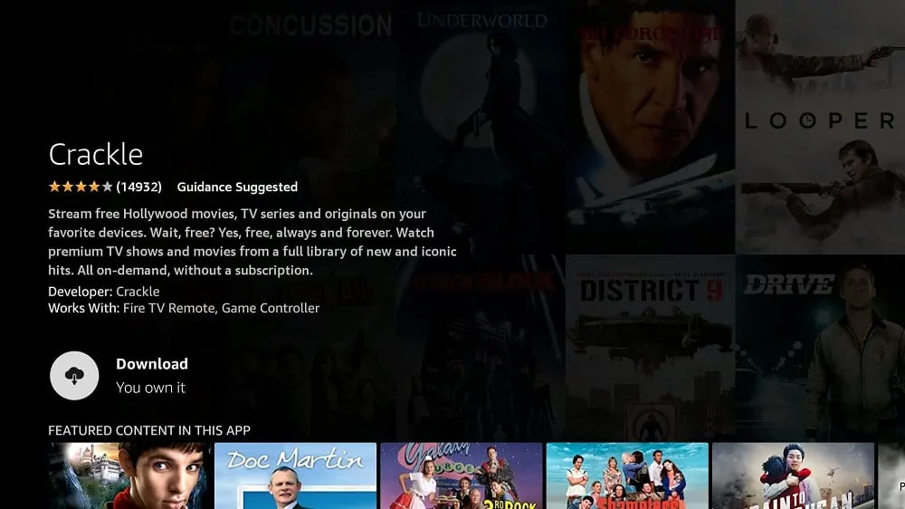 download crackle app on firestick